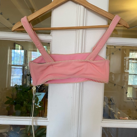NWT Barbie Style Jonathan Simkhai Piped Luxe Strap Bikini - Picture 7 of 12